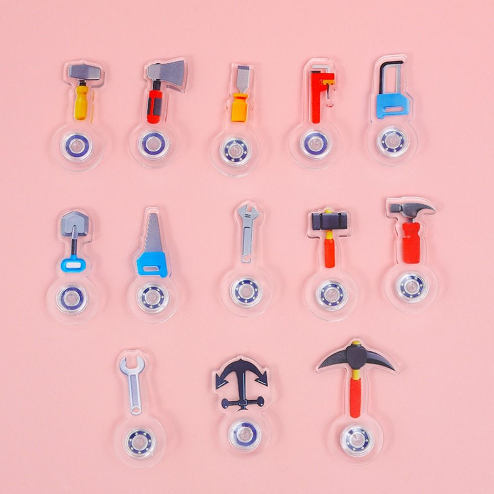 20Pcs Set Creative Design Fingertip Gyro Toy Simulation Hammer Hand Spinner Toy  Kindergarten