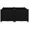 316540 vidaXL Lit surélevé 80x80x38 cm Polypropylène