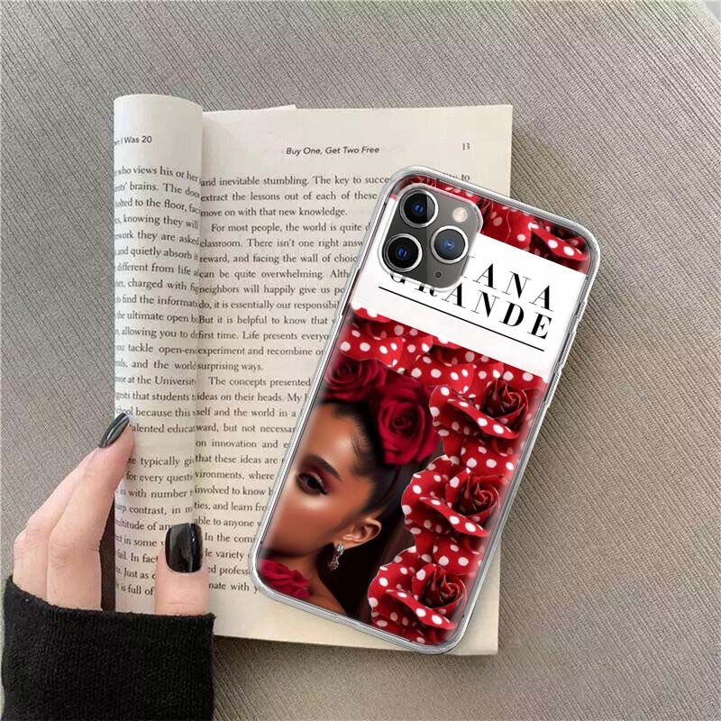 Ariana Grande Phone Case For Apple Iphone 12 13 Mini 14 15 Pro 17 Pro Max Air 11 16E 16 Plus Shell Cover Clear TPU Pro