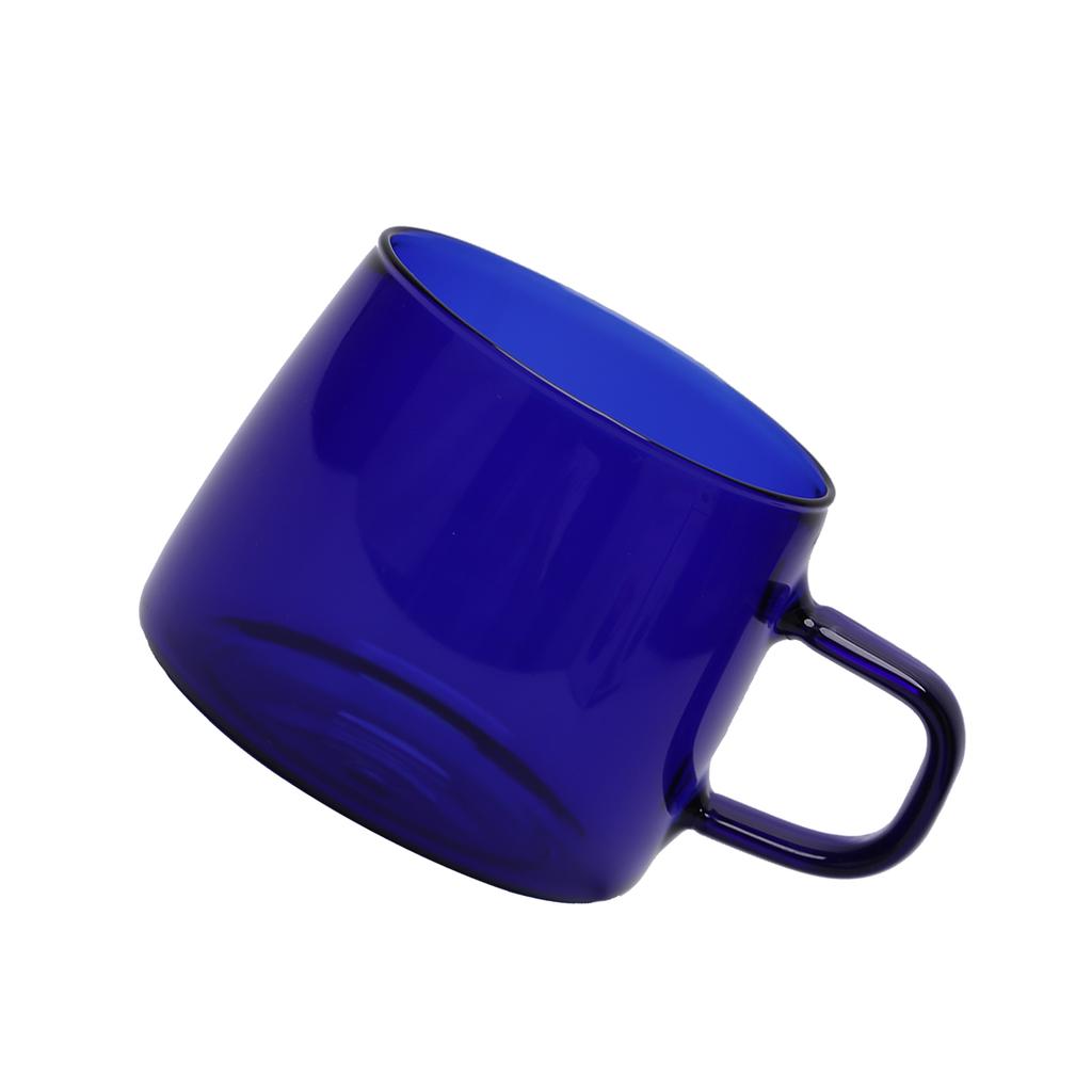 350ml Glass Coffee Cup Crystal Coffee Mug with Handle High Temperature Resistance for Home and