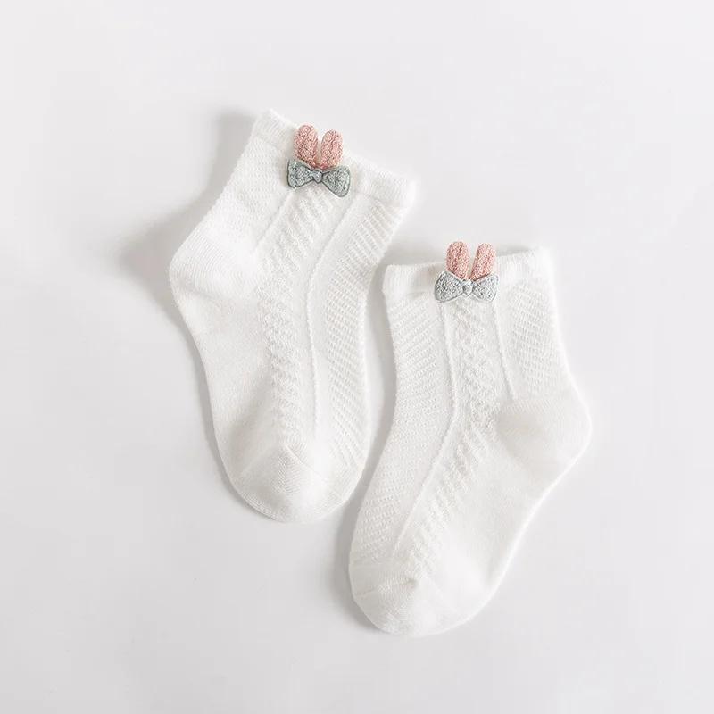 4Pairs/set New Born Girls Boys Socks For Baby Summer Mesh Thin Infant Boy Girl Kids Sock Cotton Toddler Children's Socks