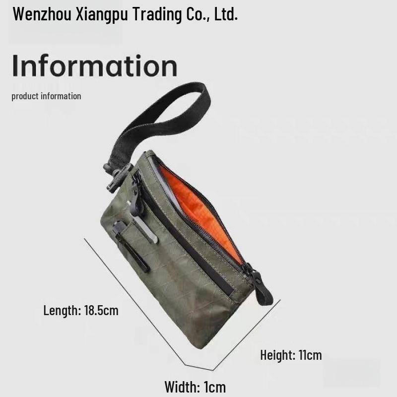 Porte-cartes d'extérieur multifonctionnel pour homme, porte-monnaie, étui à clés et sac de rangement pour téléphone