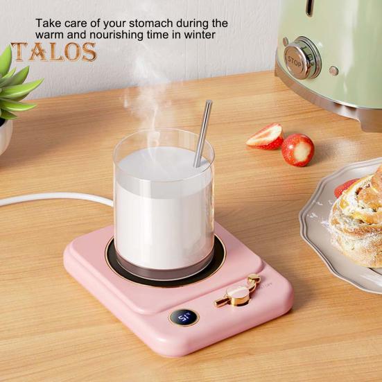 Scalda tazze da caffè elettrico Spegnimento automatico Display LED Sottobicchiere riscaldato USB Tre impostazioni di temperatura Sottobicchiere termostatico per tazze