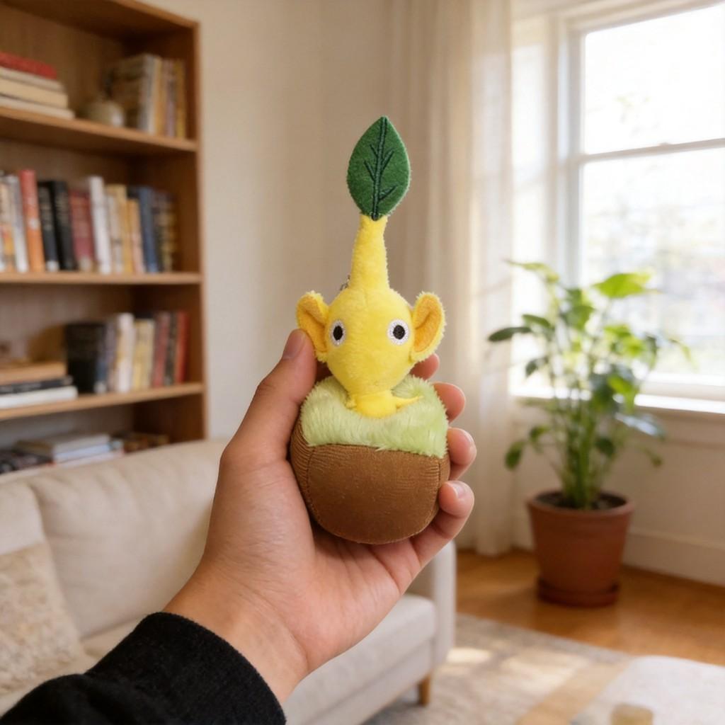 Pikmin Plush Keychain With Soft Short Plush For Collectors And Kids