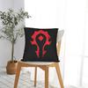 The Bloody Horde Logo Pillow Cover  Kawaii Pillow Case For Office Car Home Decor Graphic Pillowcases Birthday Present