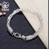 Hot Popular 925 Sterling Silver Bracelet for Woman Man 20mm Chain Luxury Wedding Party Christmas Gifts Fashion Fine Jewelry
