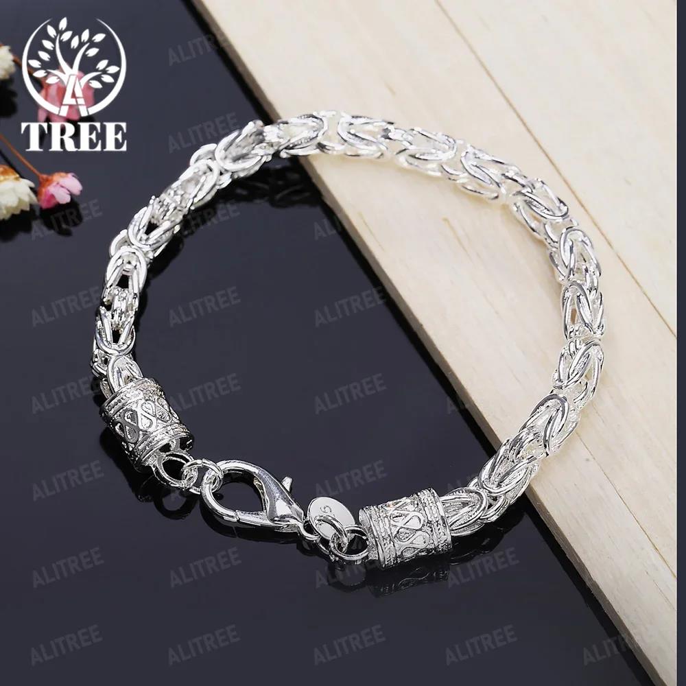 Hot Popular 925 Sterling Silver Bracelet for Woman Man 20mm Chain Luxury Wedding Party Christmas Gifts Fashion Fine Jewelry
