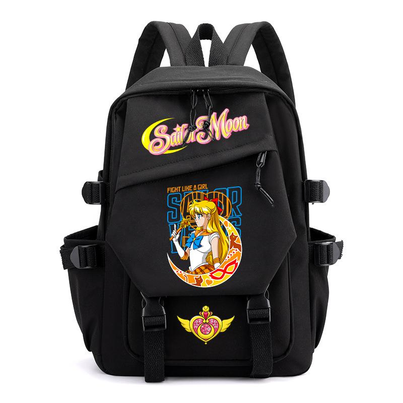Sailor Moon Anime Backpack for Girls Tiny Student Rucksack for Elementary School Daily Use