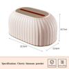 Luxury Tissue Box Desktop Tissue Organizer Shell Tissue Container Case Paper Holder Napkin Holder Household Storage Box