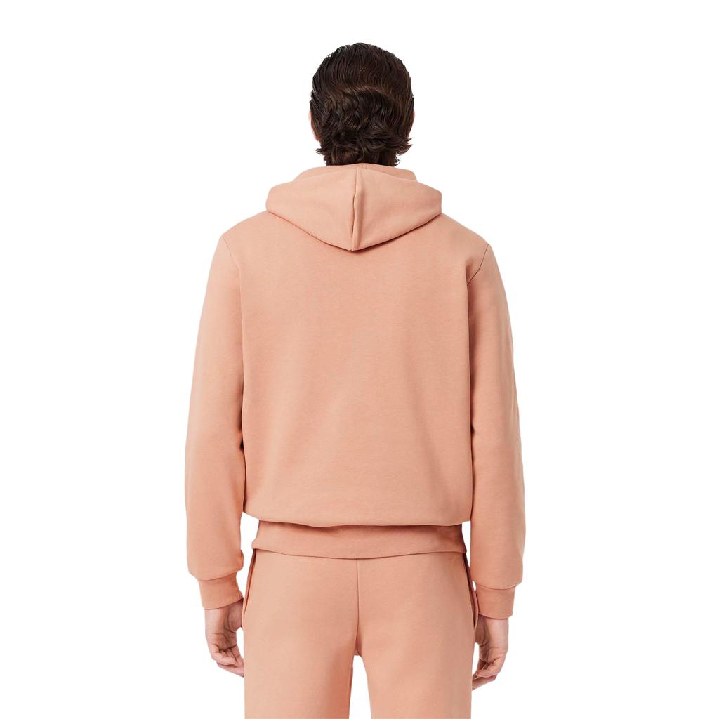 Lacoste Felpa con cappuccio in pile di cotone biologico da uomo