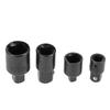 4Pcs Silver     Steel Socket Adapter Reducers 1Celsius2 , 3Celsius8 , 1Celsius4  Wrench Adapter