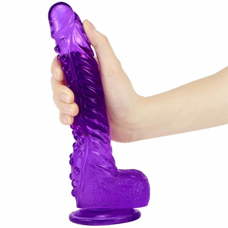 Front Female Thread Granular Massage Female Simulation Dildo Adult Sex Toys