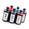 500ML Waterproof Large Capacity Fountain Pen Ink for Dip Pens Non-Carbon Blue Black Pigment Ink Durable Smooth Writing Stationer