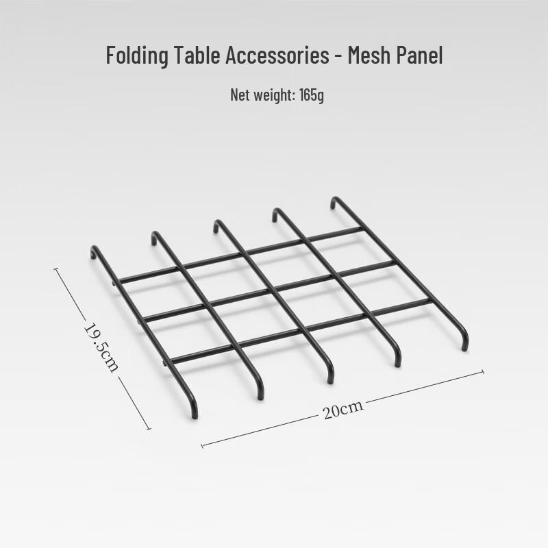 ZISIZ Outdoor Portable Folding Table with Stove Stand