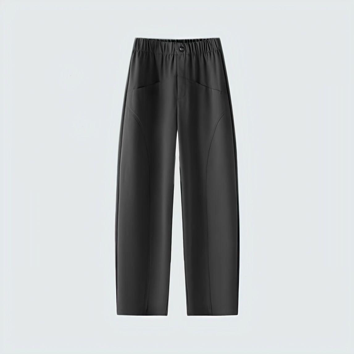 

Women s High-Waisted Casual Scythe Pants - Spring/Summer 2026, Slimming Loose Drape, Thin Style S /26 [For 85-95 lbs]