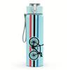 1PC Road Bike Stripe Vertical Layout 750ml Color Plastic Water Bottle Leakproof Flip Straw Lid For Sports Office Home Use