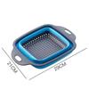 Foldable Round Vegetable & Fruit Washing Basket with Drain