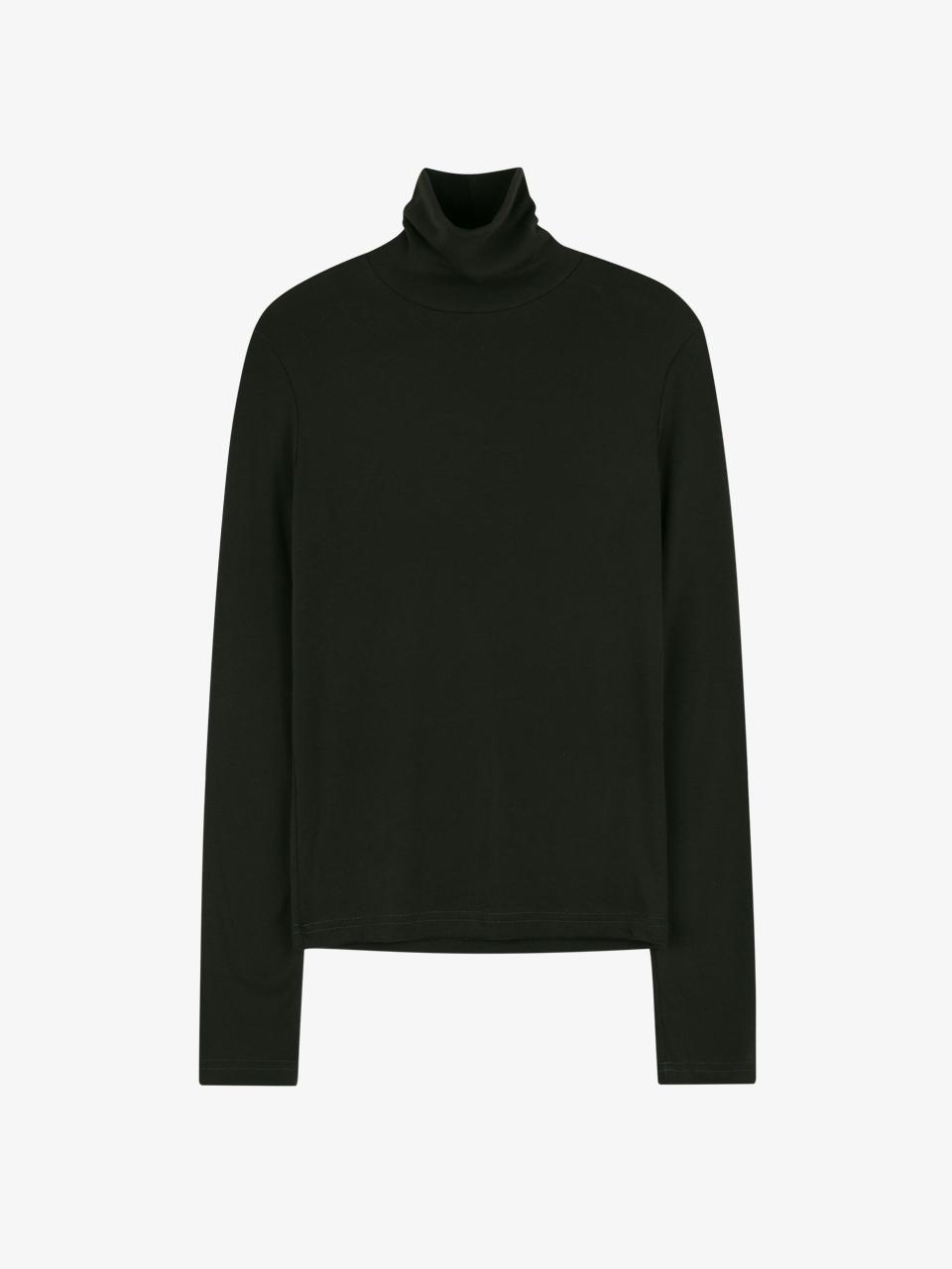Rosiro Lossy Turtle Neck Pola Knit Deep Khaki Free