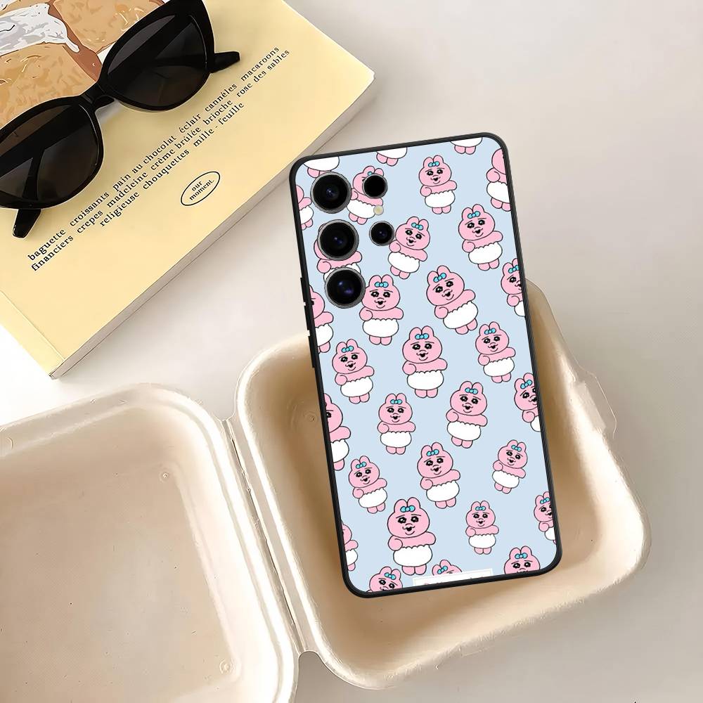 C-Cartoon S-SpongeBobs-es Prank Case For Samsung Galaxy Case S25 S23 S22 S21 S30 S20 S10 Ultra Plus FE TPU Soft Cover