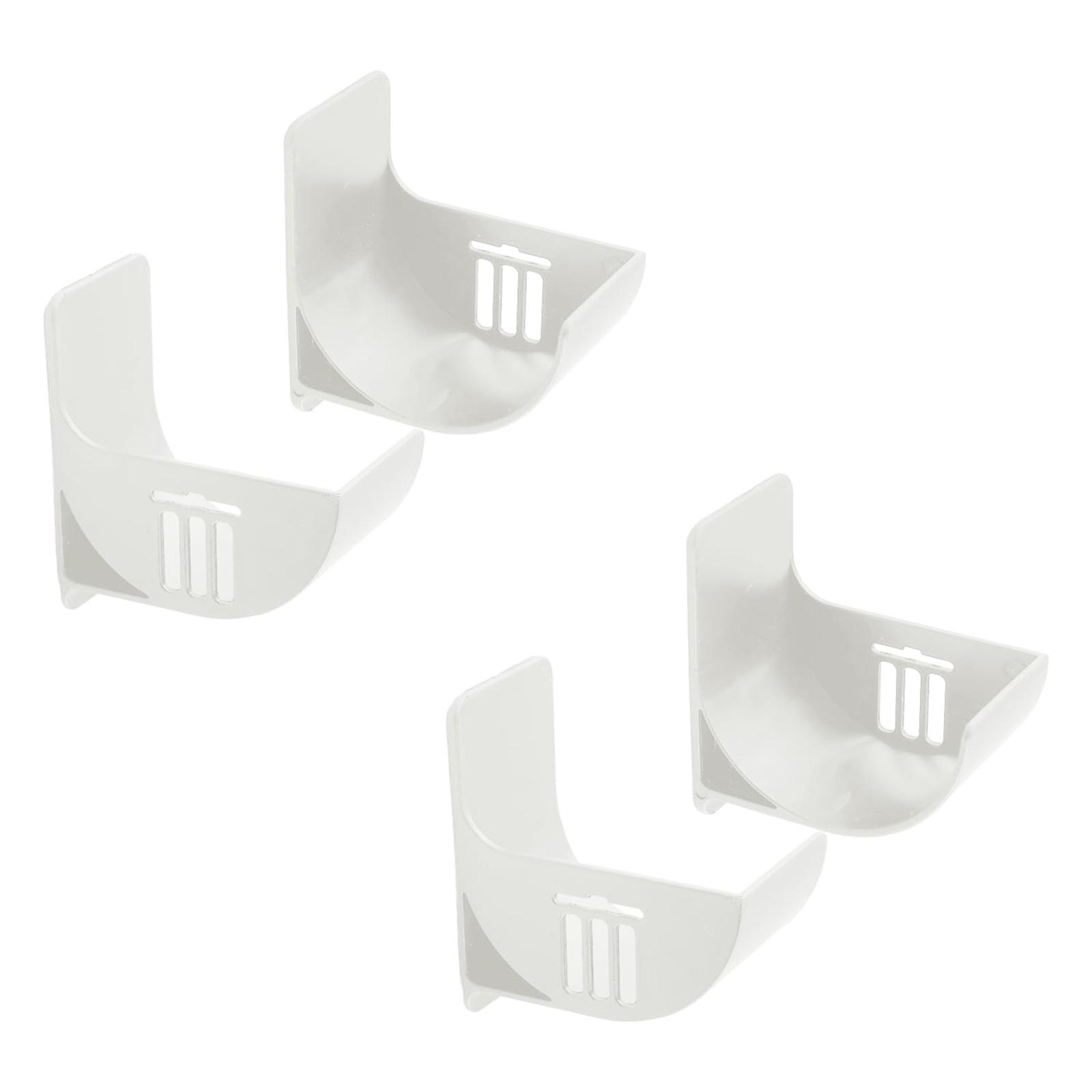 

Набор из 4 многоцелевых держателей для мусорных пакетов, самоклеящиеся настенные органайзеры для решения проблемы хранения на кухне и в ванной комнате белый