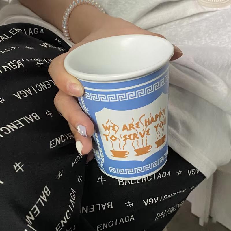 Tazza da caffè NY 90/280ml Tazza in ceramica Siamo felici di servirvi Il caffè preferito di New York Uso domestico, Regalo per bevande Souvenir