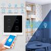 4 Gang Smart WiFi Touch Light Switch APP Remote Voice Control