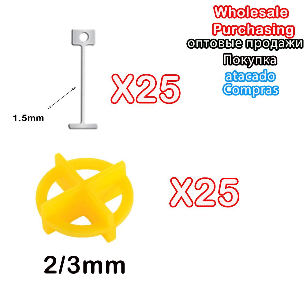 5-50 Pcs Floor Tile Leveling System Clips Construction Tool Set Wall Porcelain Ceramic Levelers Spacers Tile Leveler Adjuster