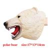 Soft Vinyl Rubber Animal Head Hand Puppet Figure Toys Gloves Model Gift Dinosaur Hand Puppet Toys For Halloween dress up