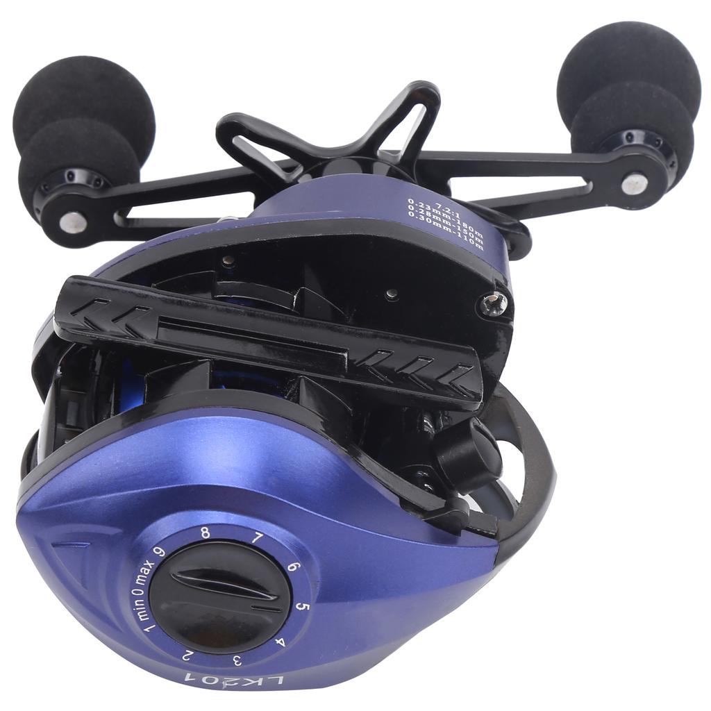 Baitcasting Reel 17+1 Bearings 7.2:1 Gear Ratio High Speed Fishing Wheel Accessory(Right Hand Type )