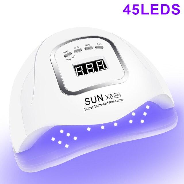 57LEDs UV LED Nagel Lampe Für Nägel Acryl UV Gel Trockner Lampe Mit Speicher Funktion Professionl Nail art maniküre Maschine