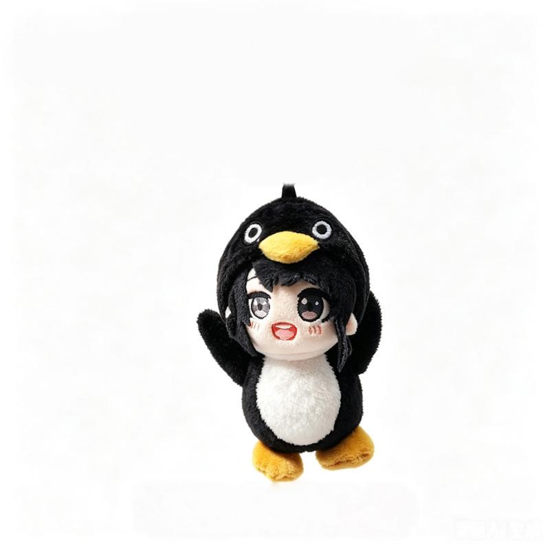 Bambola Peluche Pinguino Kawaii Calda Carina Gugu Gaga Meme Animale di Peluche Morbido Giocattolo di Peluche Regalo di Compleanno per Bambini Fan Bambola Zaino