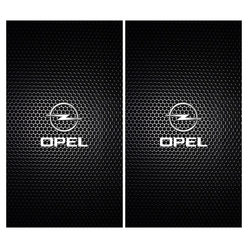 

2Pcs Car Logo Center Pillar Protective Film Anti-scratch Sticker Decal For Opel Insignia Astra Antara Meriva Zafira H G Corsa