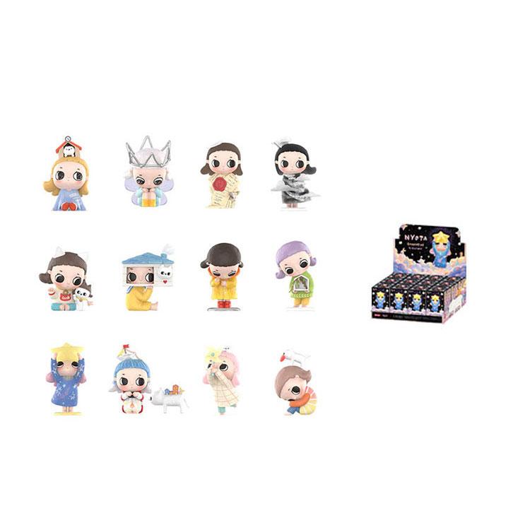 New POP MART Nyota Free Growth Collection Blind Box Products Single Mystery Box/Full Box 12 Pcs PPMT-2411-0107