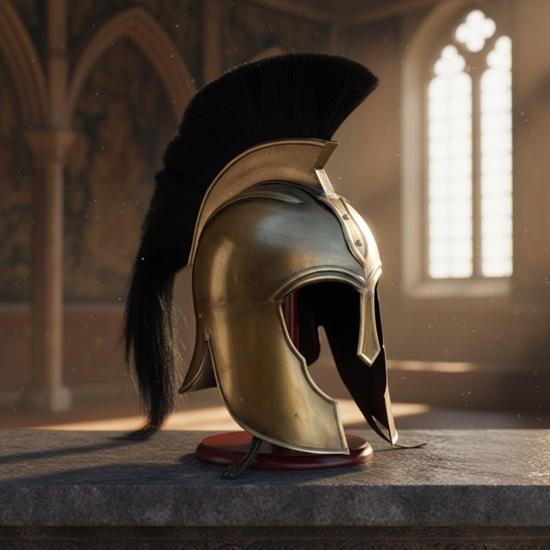 Ancient Troy Achilles Helmet with Horsehair Crest, Handmade Trojan Greek Warrior Steel Helmet,