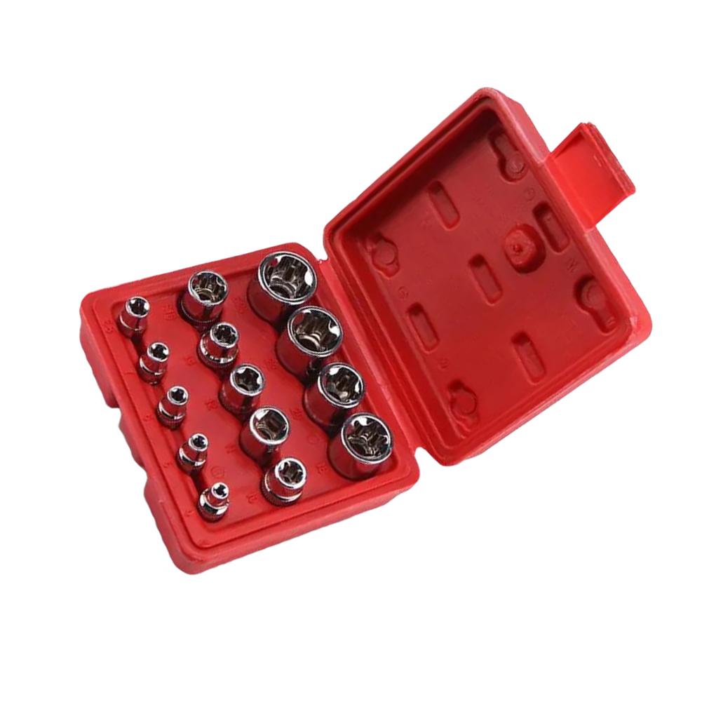 

Automotive Tools As Pictures Show 14 PCS Socket Black Phosphate Coating Easy Identification For Automotive Use China Mainland