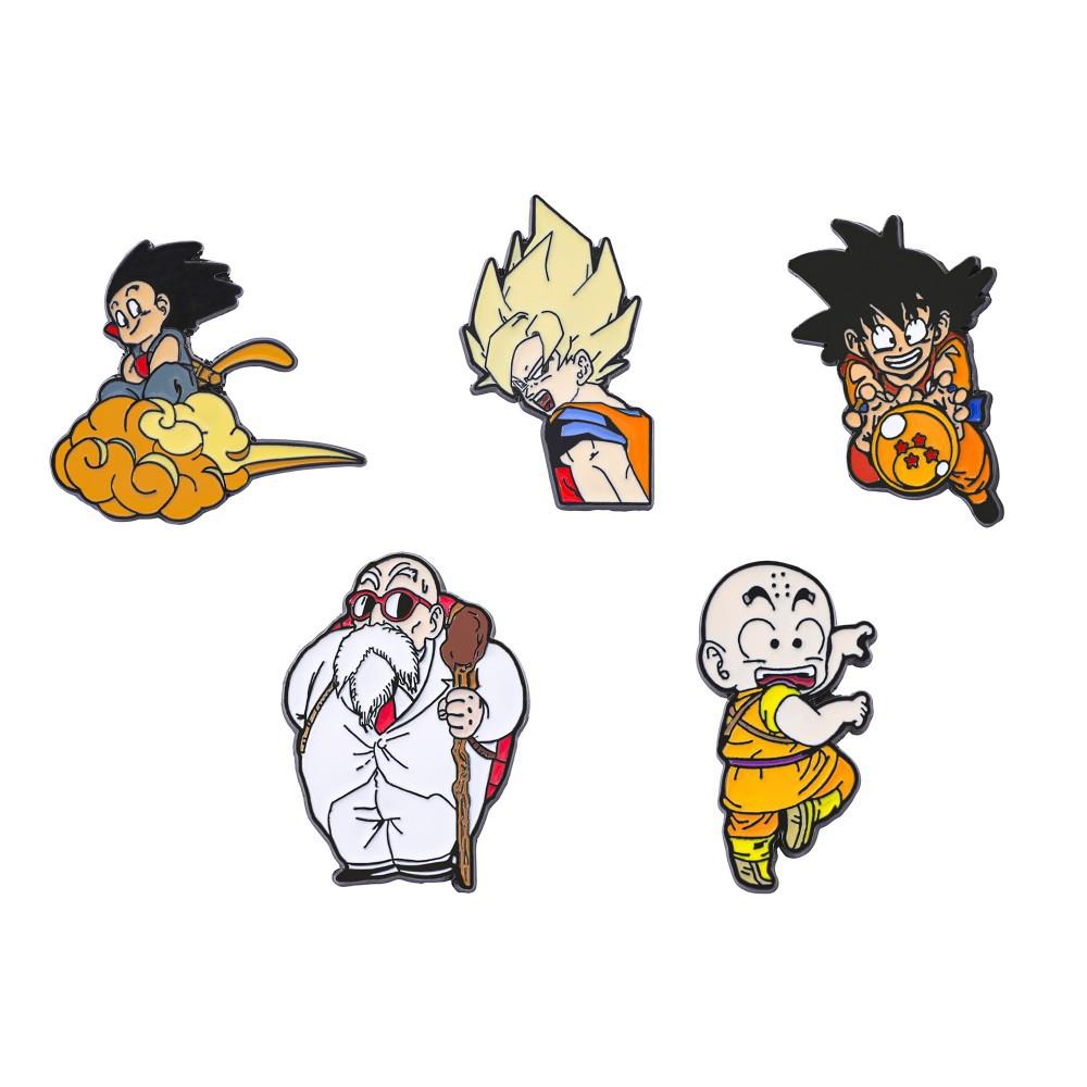 Anime Cartoon PCS Enamel Pins Custom Brooches Lapel Badges Animal Funny Jewelry Gifts for Kids Friends