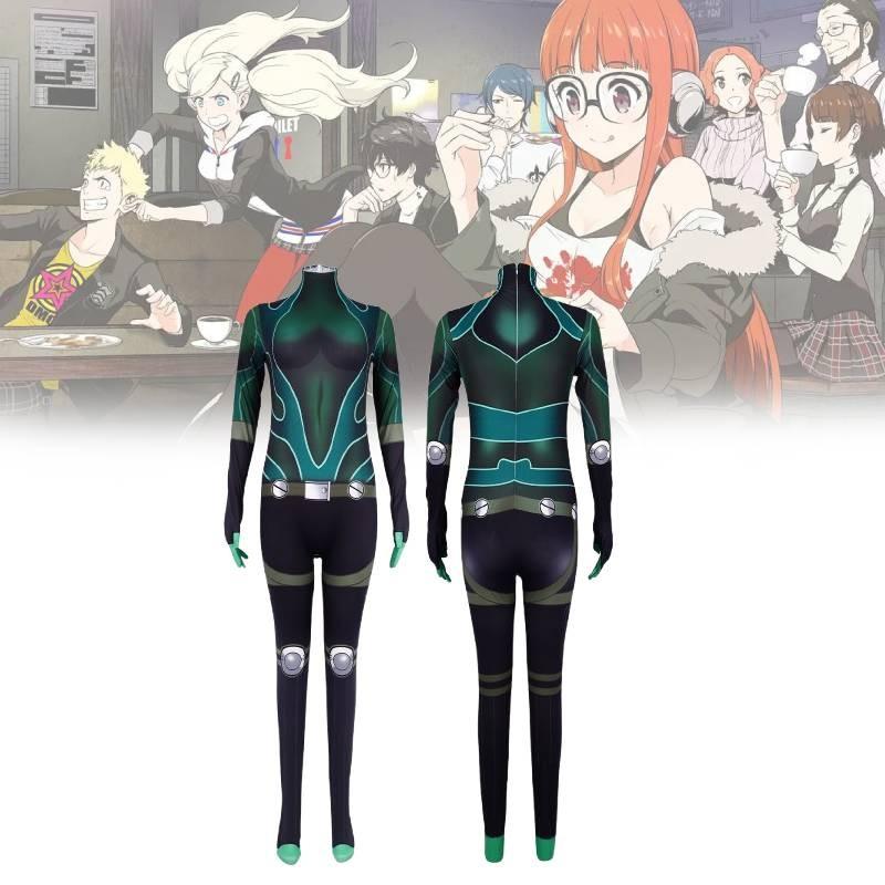 Persona 5 Navi Sakuna Cosplay Jumpsuit For Gaming Character Role Play Unisex
