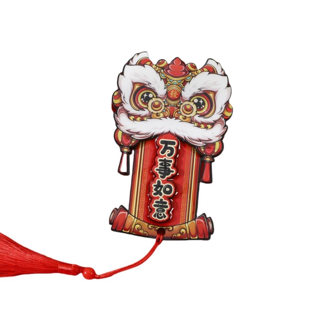 Traditional Wealth God Ornament Woodwork Refrigerator Magnets Refrigerator