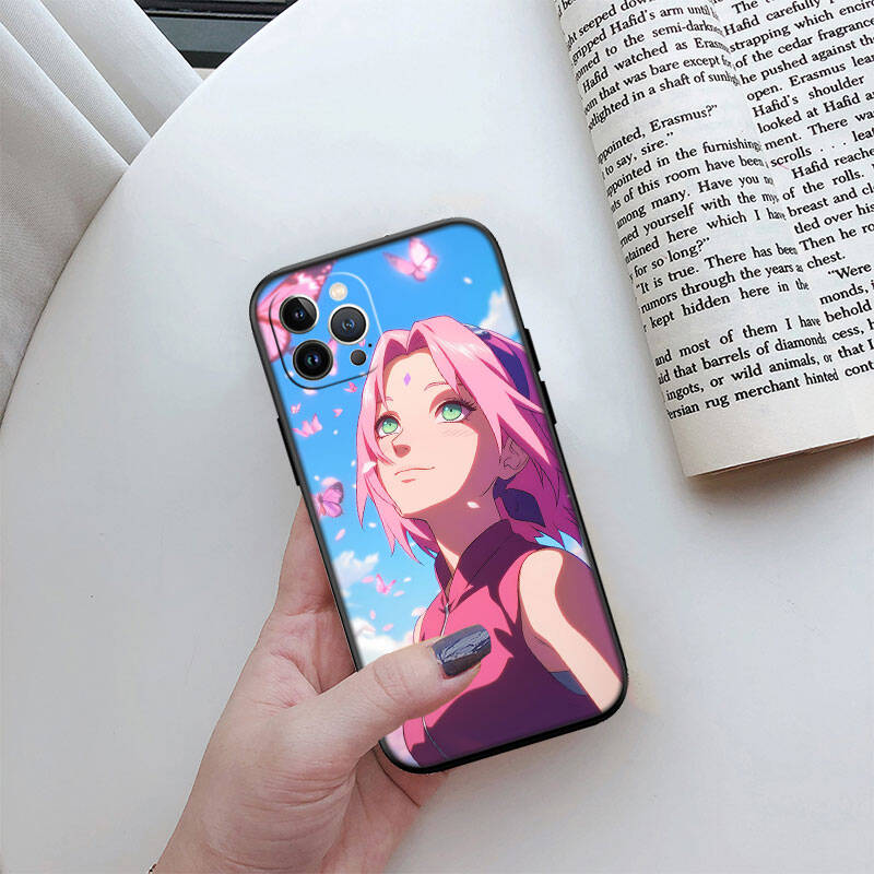 MH105 Naruto Uchiha Sasuke Phone Shell Case for iPhone 7 8 11 12 13 14 15 16 17 16E XS Pro Max XR X SE Air