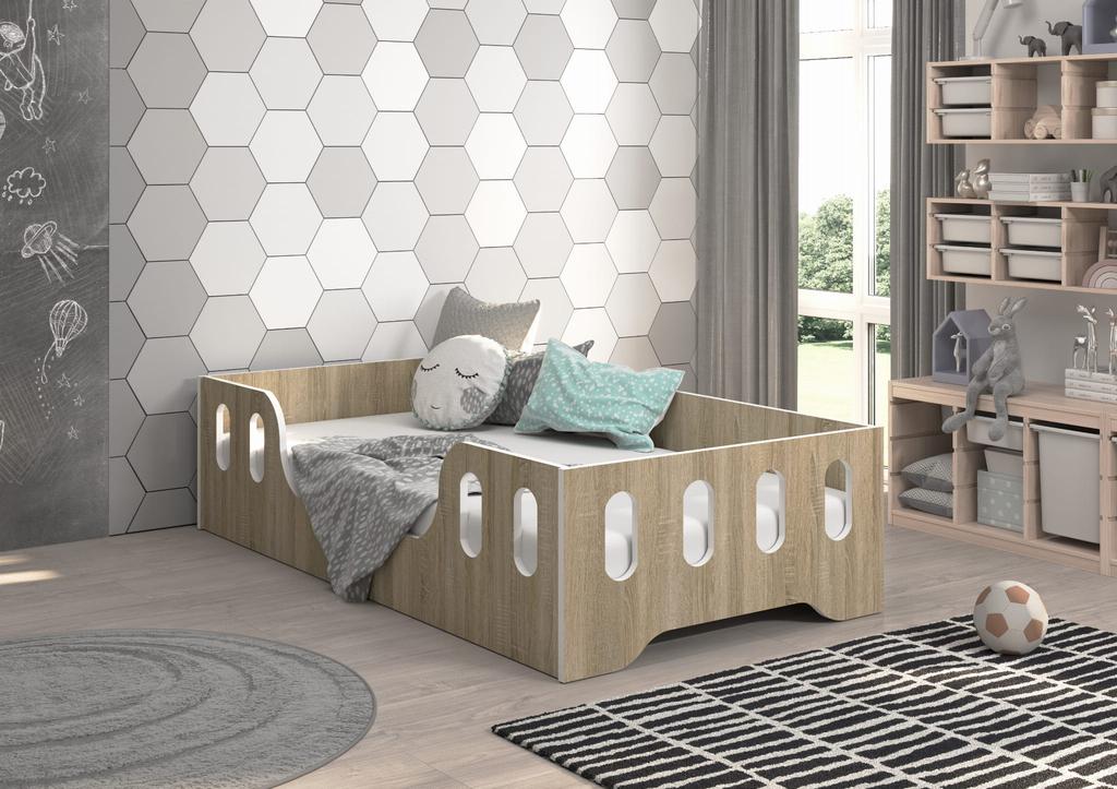 Montessori Laki Children's Bed 140X70 Sonoma