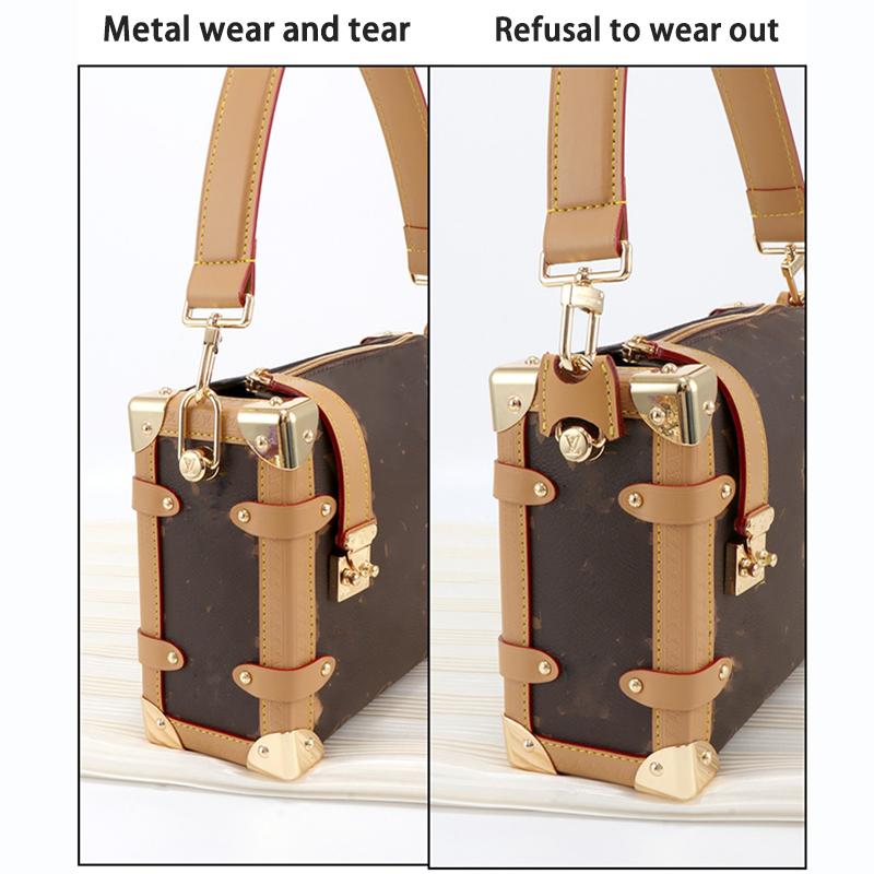 EverToner For L-side trunk Bag Leather Anti-wear Buckle Hardware Protection Wear-Resistant Bag Strap Extension Chain
