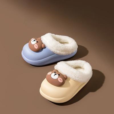 Katoenen Pantoffels Meisjes Schattige Cartoon Pantoffels Herfst en Winter