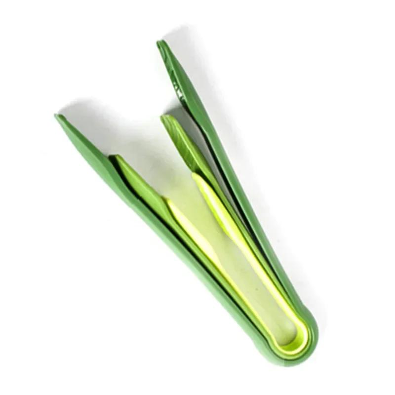3PCS/Set Versatile Plastic Food Tongs Non-Slip Meat Vegetable Salad Clip Frying Barbecue Tools Bread Dessert Clamp