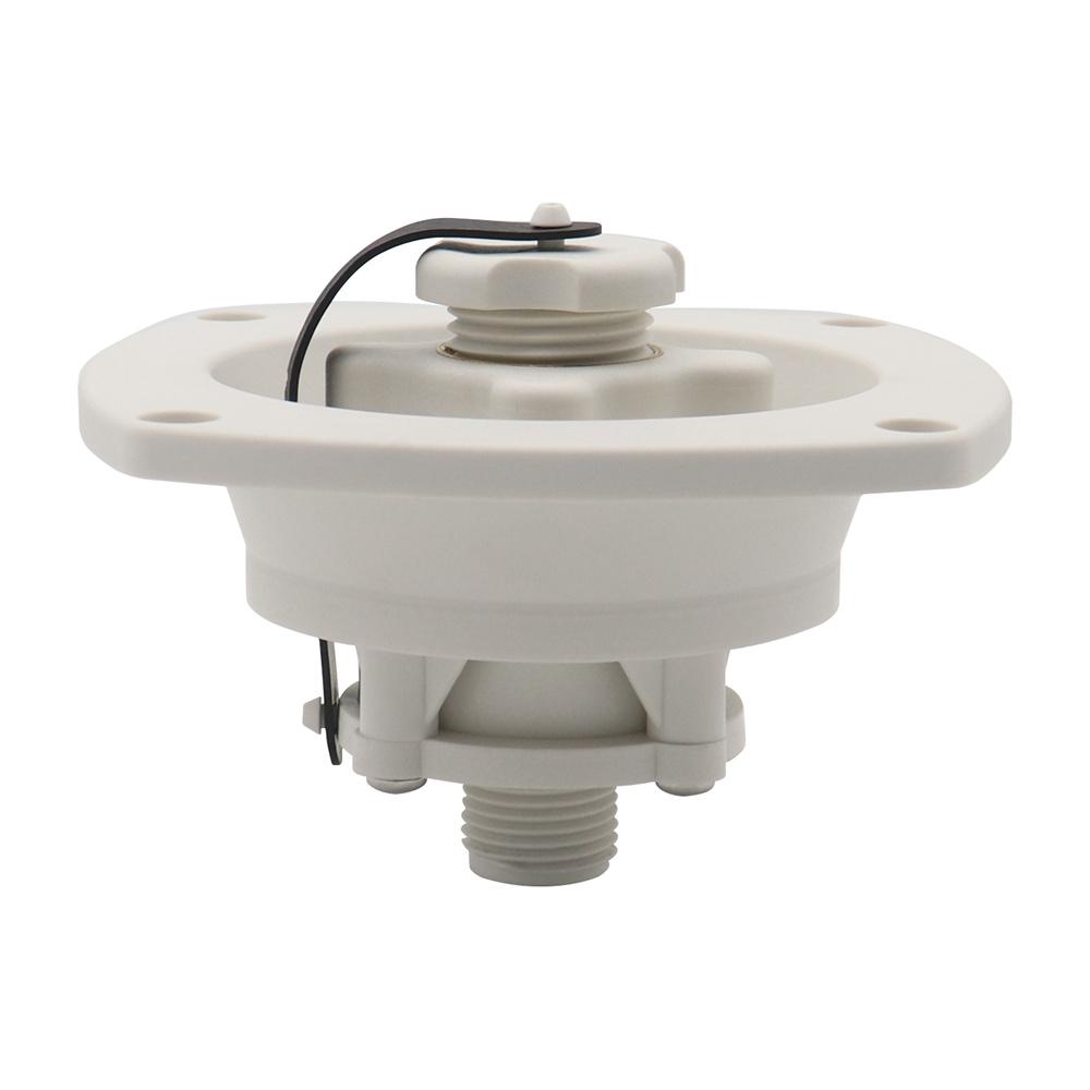 White Wall Mount Filler Pressure Regulator Water Inlet For RV Camping Vehicles