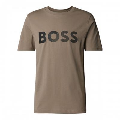 Mens Large Logo Cotton T-Shirt