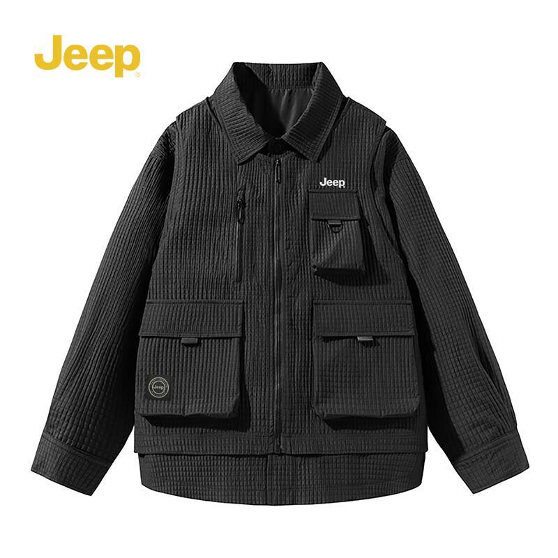 

JEEP Men s Waffle Weave Versatile Workwear Jacket 3XL
