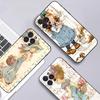 Sarah Kay Girls Cute Soft Back Phone Cover Case For IPhone 17 16 Pro Max 15 12 11 16e 13 Mini 14 15 Plus