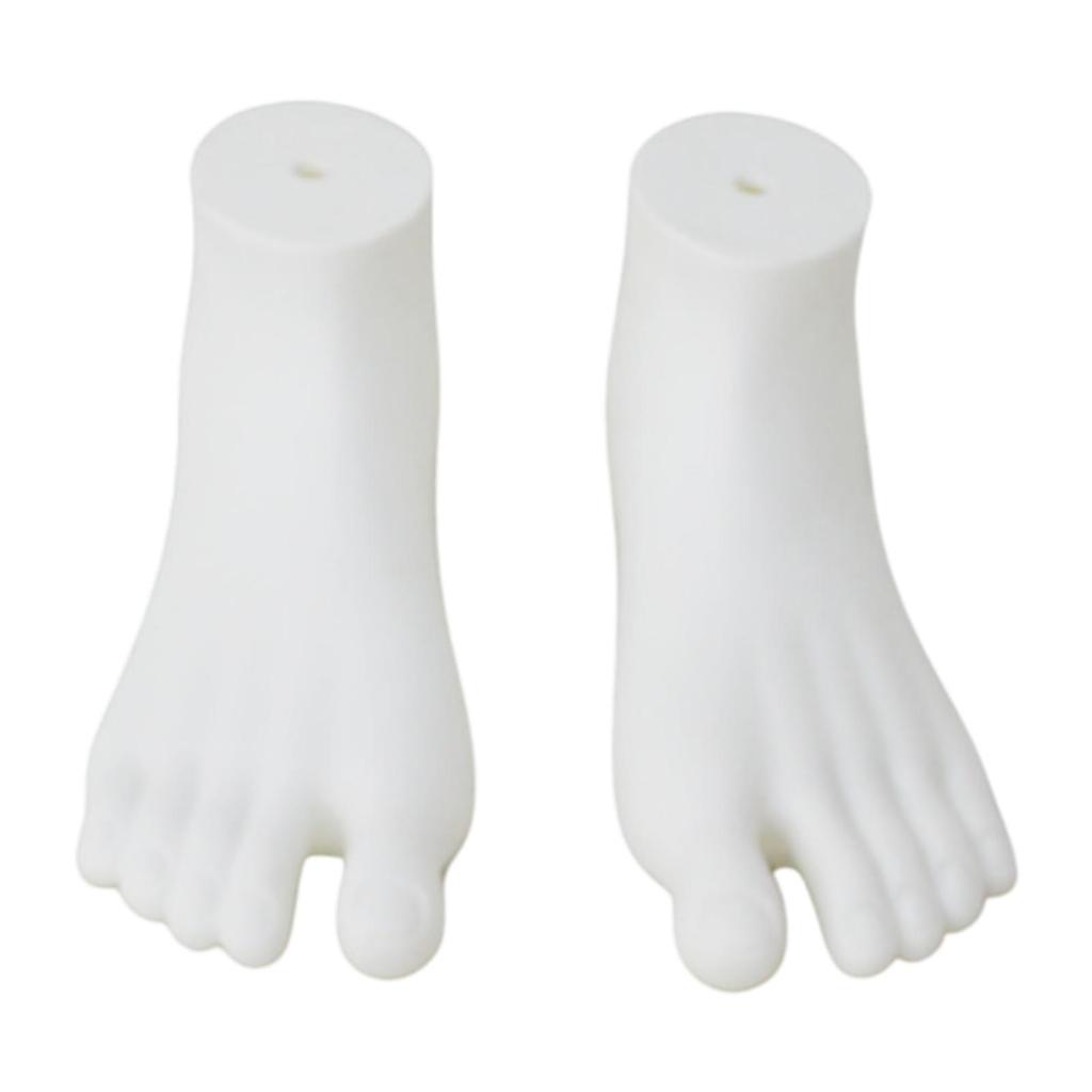 2x Mannequin Foot Display Model Manikin Feet Jewelry Display Showcase Ankle