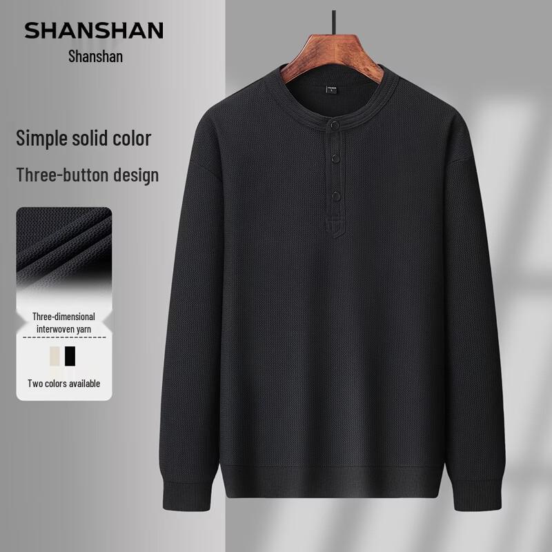 

Мужская повседневная футболка SHANSHAN с круглым вырезом и длинным рукавом XL /180