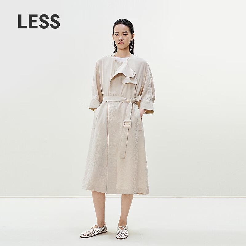 

LESS 2025 Summer Round Neck A-line Dress L